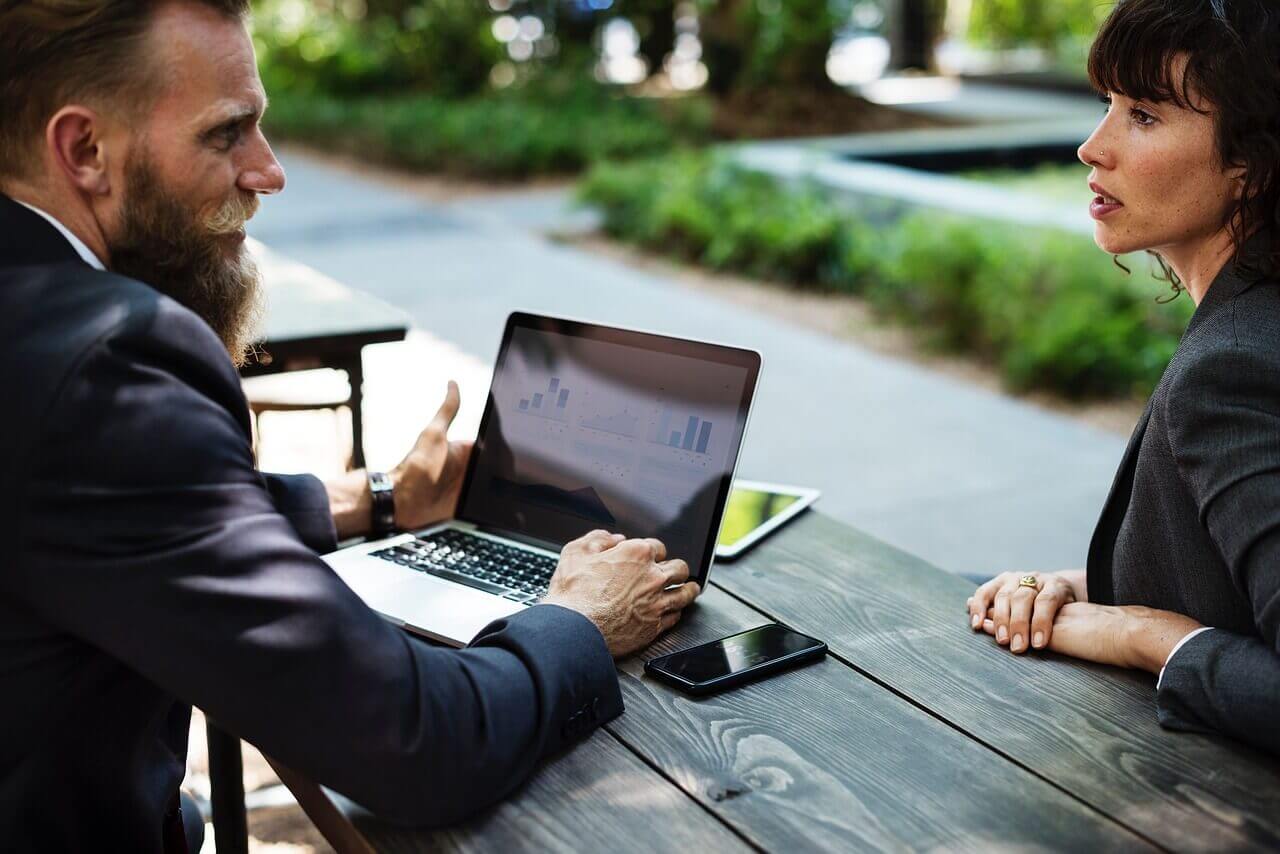 Two Recruiters Conduct a Video Interview