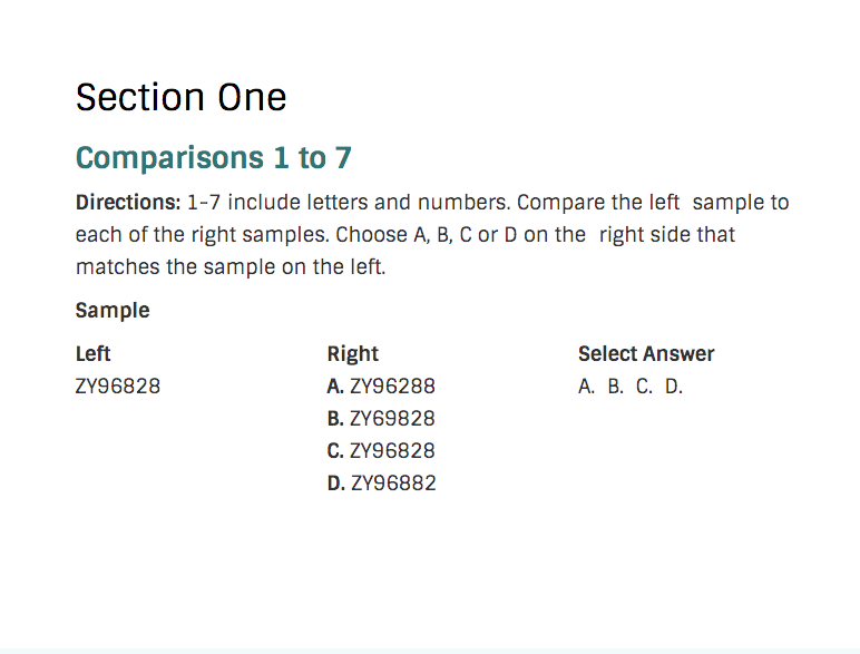 Pdf Free Printable Attention To Detail Test