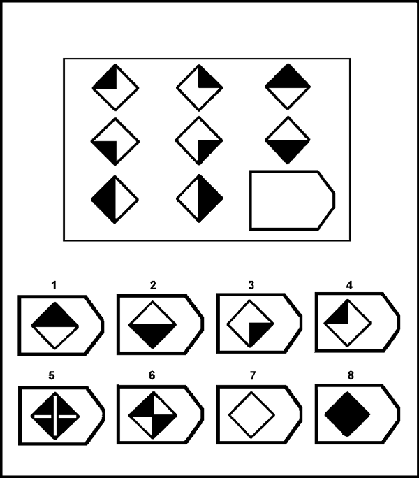 ravens matrices spatial reasoning test