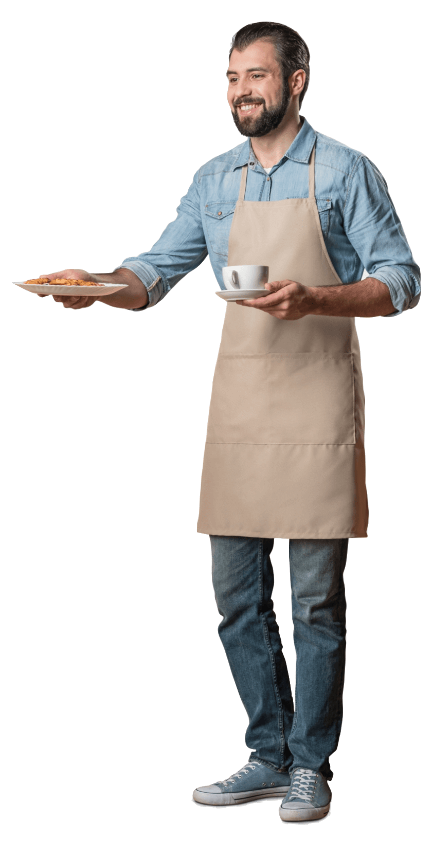 cut-out-man-waiter-with-food-and-coffee-professions-waiter