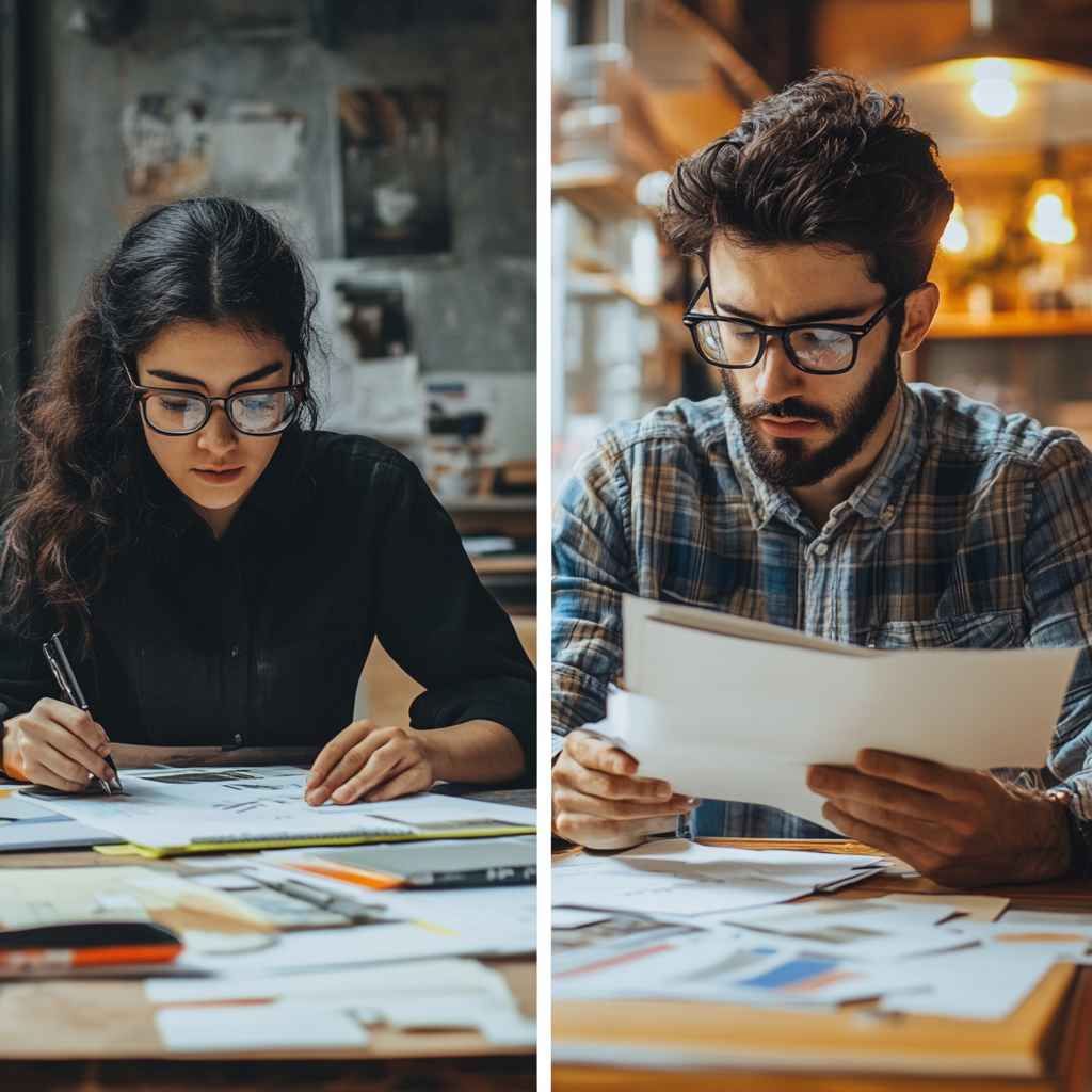 Comparison of high and low openness traits in workplace roles.