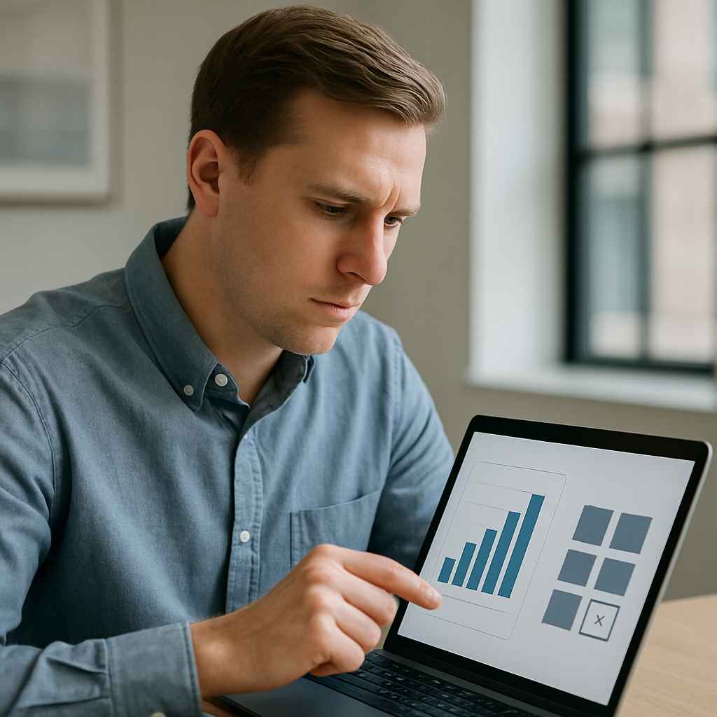 Sales Operations candidate solving numerical reasoning questions during interview.