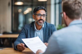 Hiring manager using integrity report during interview