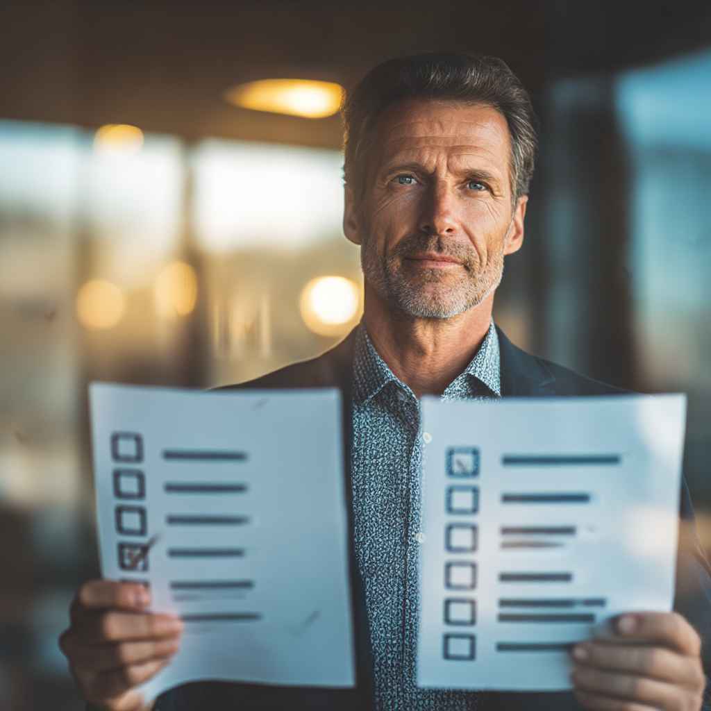 HR manager evaluating character and ethics alongside skills
