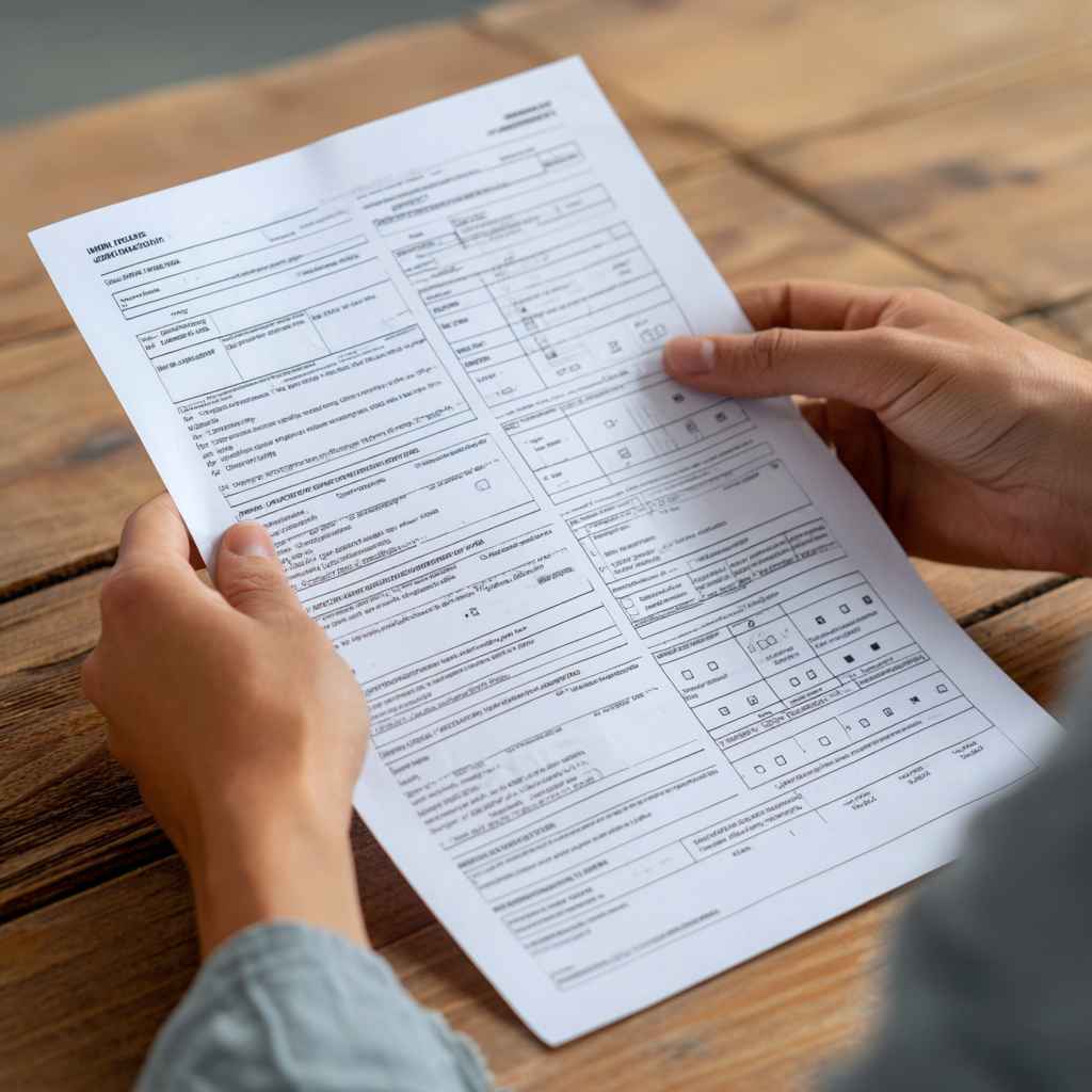 Candidate formatting a document during an MS Word job knowledge test.