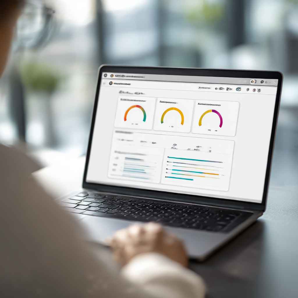 A digital dashboard displaying a candidate’s integrity and ethics score