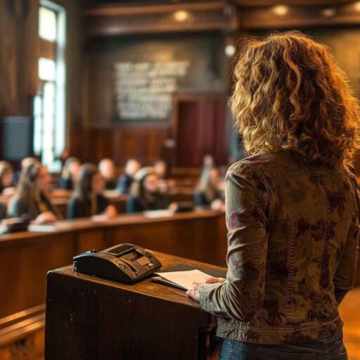 A leader is presenting ideas in a training session.