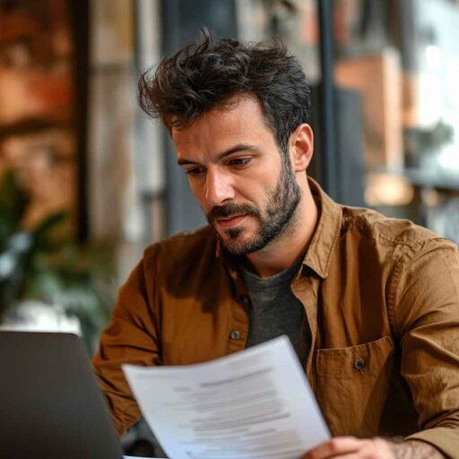 4.0.A_photo_of_a_professional_recruiter_in_a_modern_office_reviewing_a_resume