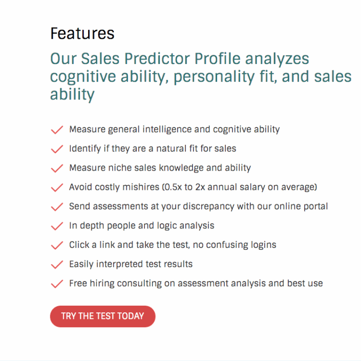 Sales Predictor Profile